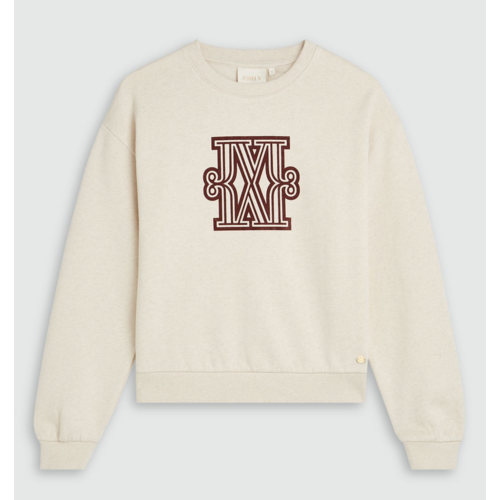 Josh V Takumi Oversized Sweater Ecru Melange