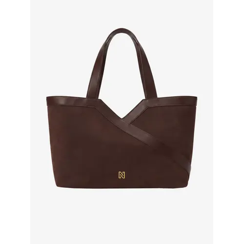Nikkie Nikkie Alvin Suede Shopper Chocolate Chip