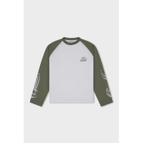 Equalité Jett Raglan Longsleeve White Green Equalité Jett Raglan Longsleeve White Green