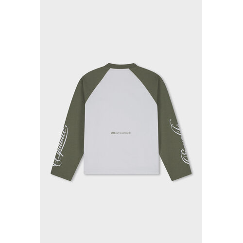 Equalité Jett Raglan Longsleeve White Green Equalité Jett Raglan Longsleeve White Green