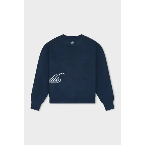 Equalité Fluffy Knit Sweater Navy