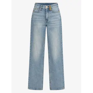 Nikkie Aina Wide Leg Jeans Light Blue Nikkie Aina Wide Leg Jeans Light Blue