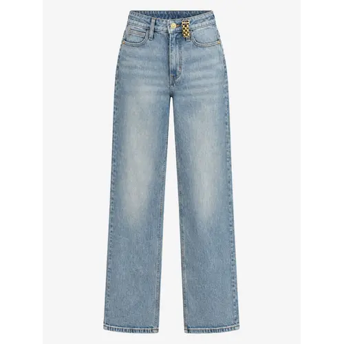 Nikkie Aina Wide Leg Jeans Light Blue