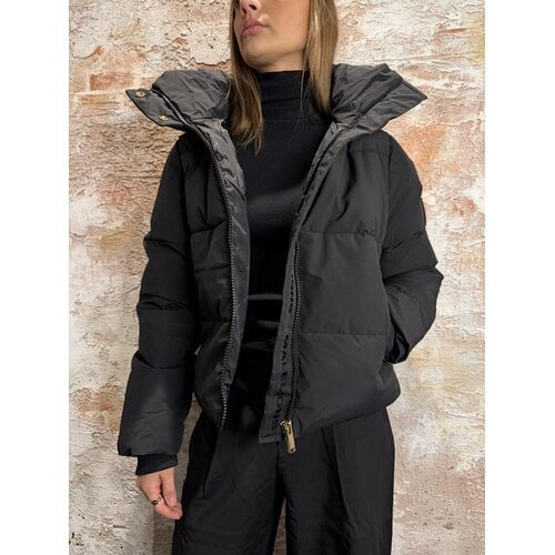 Malelions Emblem Puffer Jacket Black Malelions Emblem Puffer Jacket Black