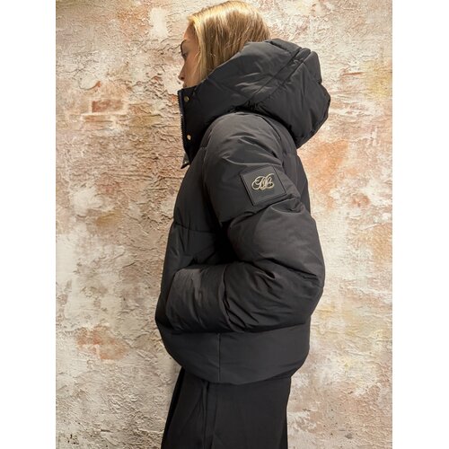 Malelions Emblem Puffer Jacket Black Malelions Emblem Puffer Jacket Black