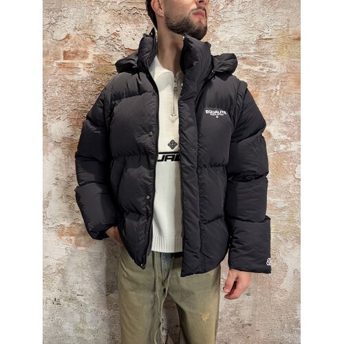 Equalité Societé 2 in 1 Puffer Jacket Black