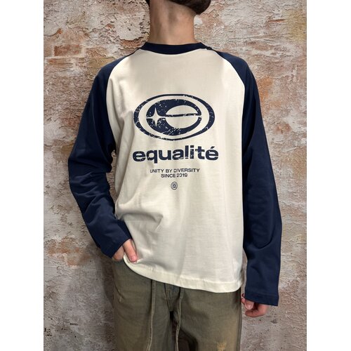 Equalité Elan Oversized Longsleeve White Navy