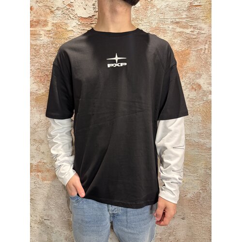 Project X Paris Double Layer Longsleeve Black Project X Paris Double Layer Longsleeve Black