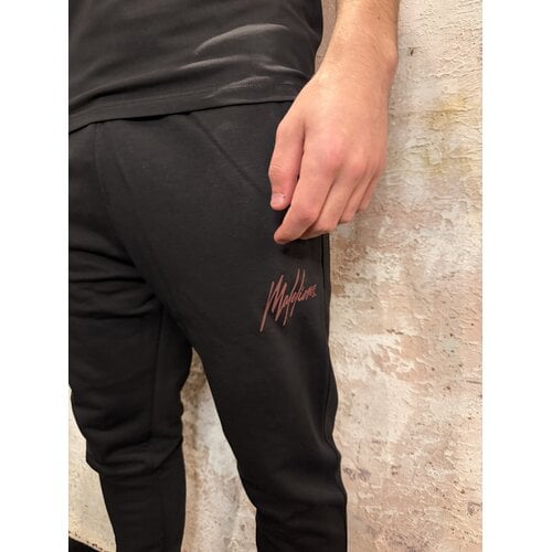 Malelions Striped Signature Sweatpants Black Malelions Striped Signature Sweatpants Black