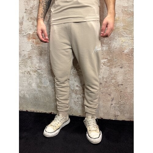 Malelions Striped Signature Sweatpants Almond Malelions Striped Signature Sweatpants Almond