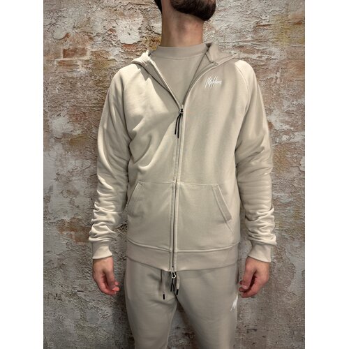 Malelions Sport Logo Raglan Zip Hoodie Almond Malelions Sport Logo Raglan Zip Hoodie Almond