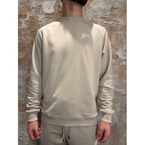 Malelions Sport Logo Raglan Sweater Almond