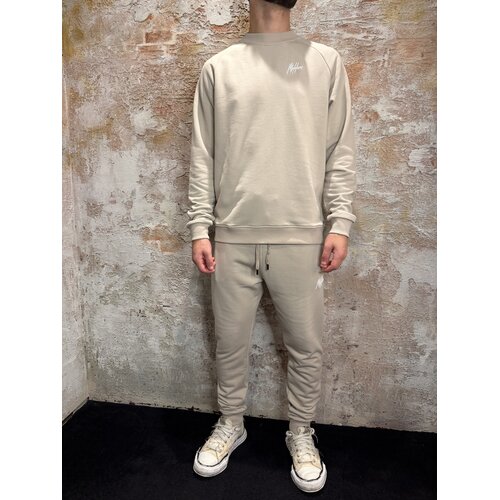 Malelions Sport Logo Raglan Sweater Almond