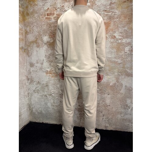 Malelions Sport Logo Raglan Sweater Almond