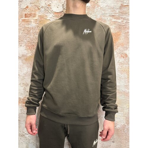 Malelions Sport Logo Raglan Sweater Moss Malelions Sport Logo Raglan Sweater Moss