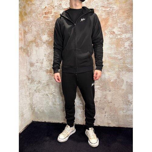 Malelions Sport Logo Raglan Zip Hoodie Black Malelions Sport Logo Raglan Zip Hoodie Black