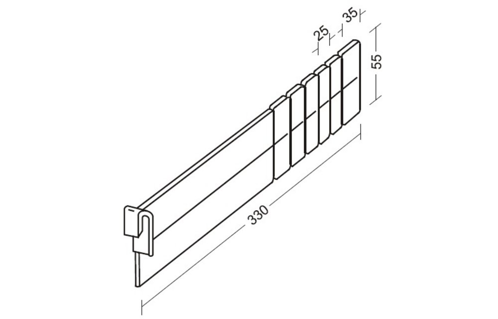 Divider UT104 55mm in various sizes