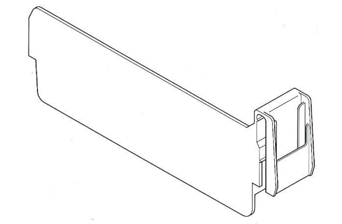 Divider with card holder