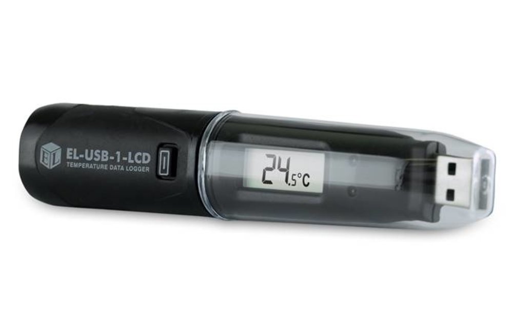 EL-USB-1 temperatuur logger met LCD display
