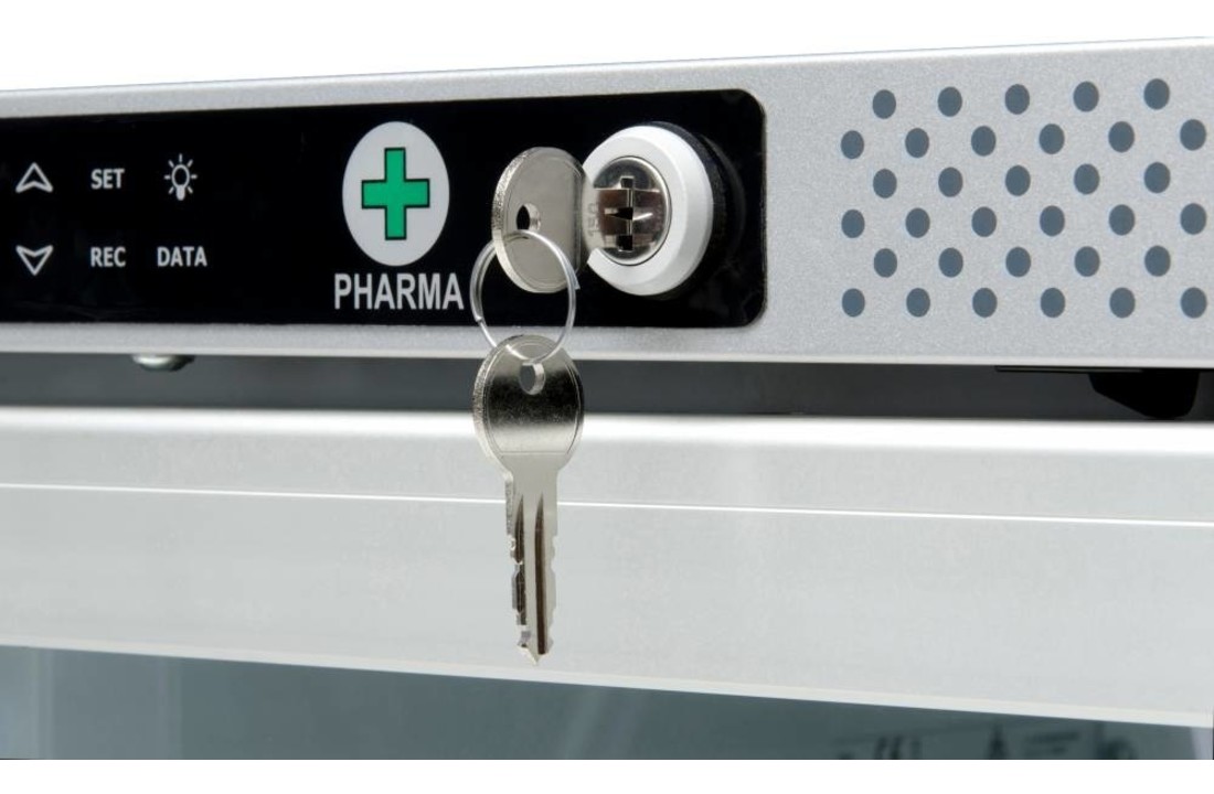Vestfrost AKG 397 Medicine refrigerator glassdoor with DIN58345