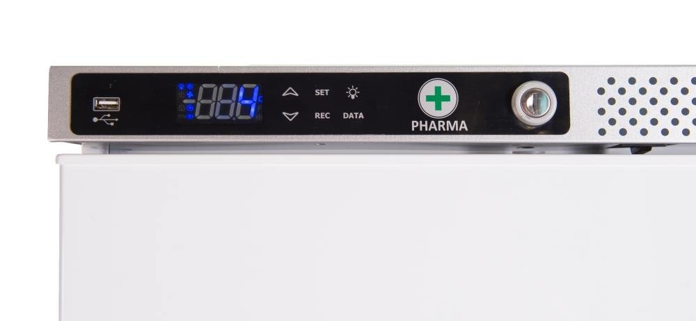 Vestfrost AKG 397 DIN Medicine refrigerator glassdoor + 9 drawers
