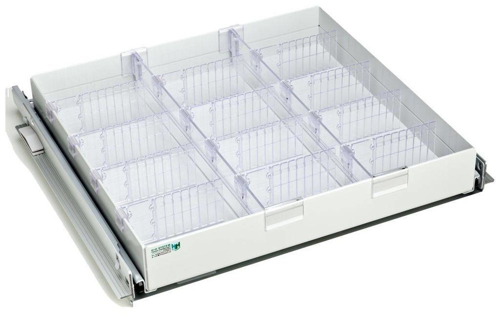 Vestfrost AKG 397 DIN Medicine refrigerator glassdoor + 9 drawers