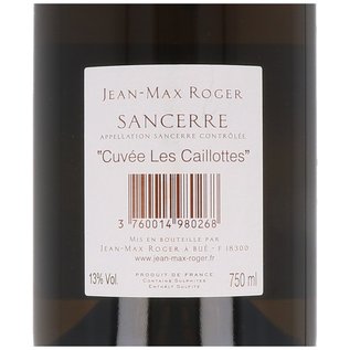 2020 Jean Max Roger Sancerre Blanc Les Caillottes