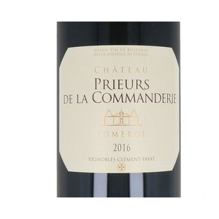 2016 Chateau Prieurs de La Commanderie Pomerol