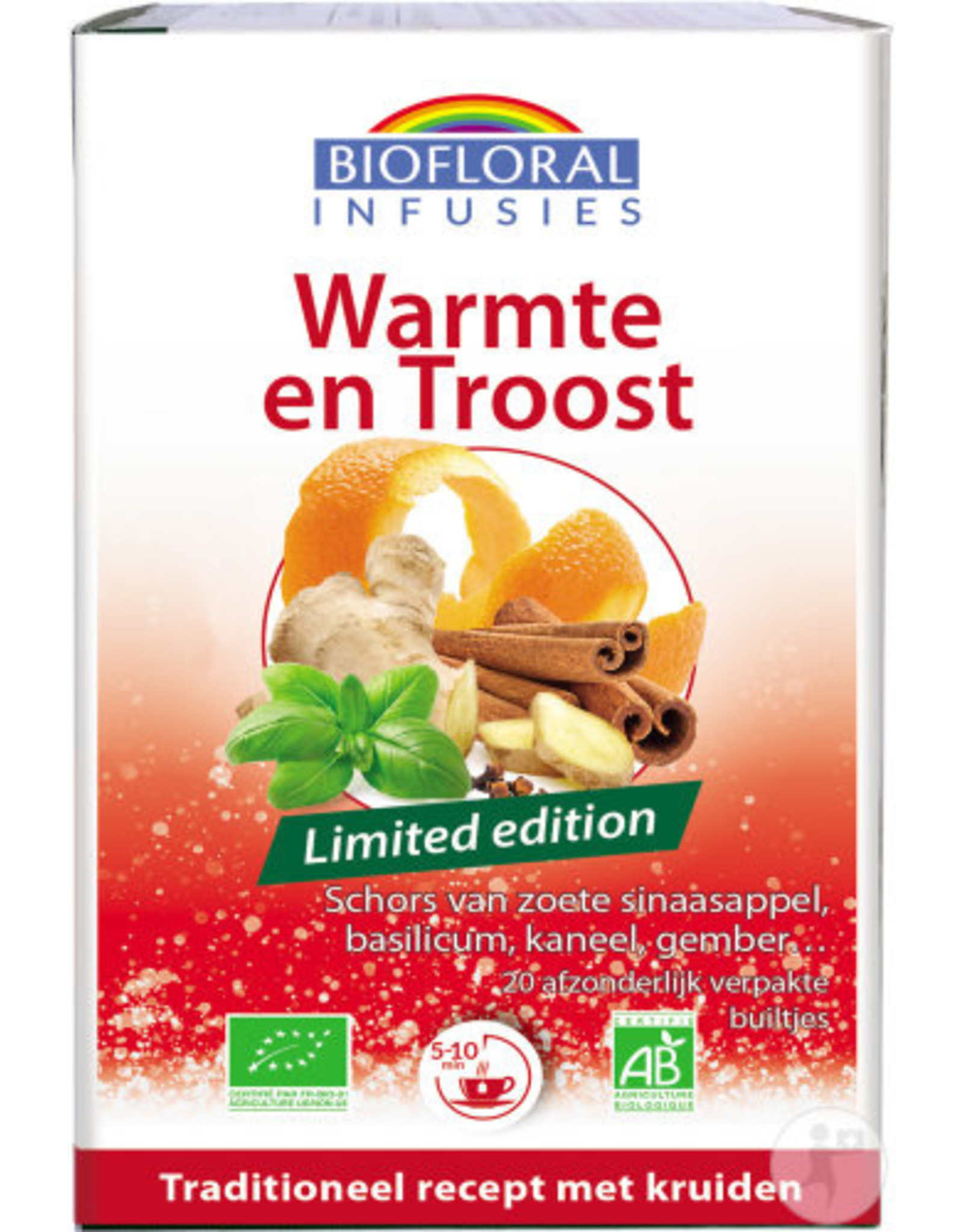 Infusie Warmte En Troost Biofloral Yavanna