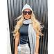 Fashion Sjaal Amore Grijs Fashion Sjaal Amore Grijs