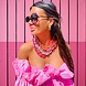 Fashion Ketting Candy Pink Fashion Ketting Candy Pink