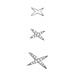 Fashion X set oorbellen zilver Fashion X set oorbellen zilver
