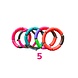 Fashion Color addict armbanden set 5 stuks Fashion Color addict armbanden set 5 stuks