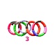 Fashion Color addict armbanden set 5 stuks Fashion Color addict armbanden set 5 stuks