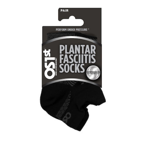 OS1st Plantar fasciitis Socks, No Show Black OS1st Plantar fasciitis Socks, No Show Black