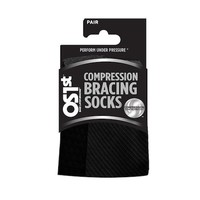 OS1st Bunion Relief Black No Show Socks 33541B 33543B, 33545B