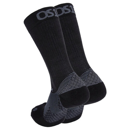 Merino Plantar Fasciitis Sock, Black S 