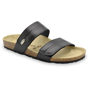 Grubin Grubin Sandals MEN 2 Strap Vecro Black