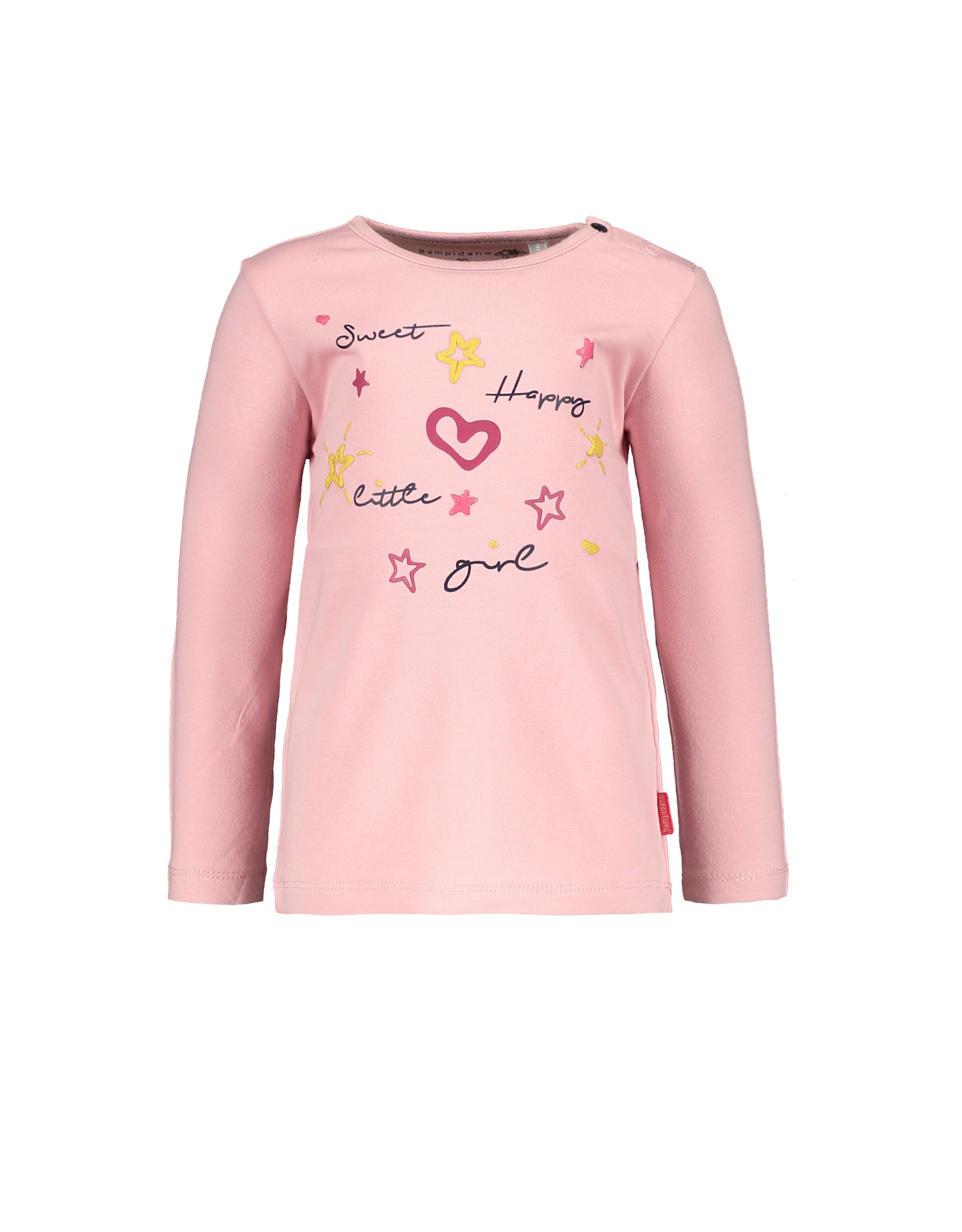 Bampidano Shirt Sweet Happy Little Girl - roze