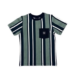 KMDB Clothing - T-shirt stripes green bay