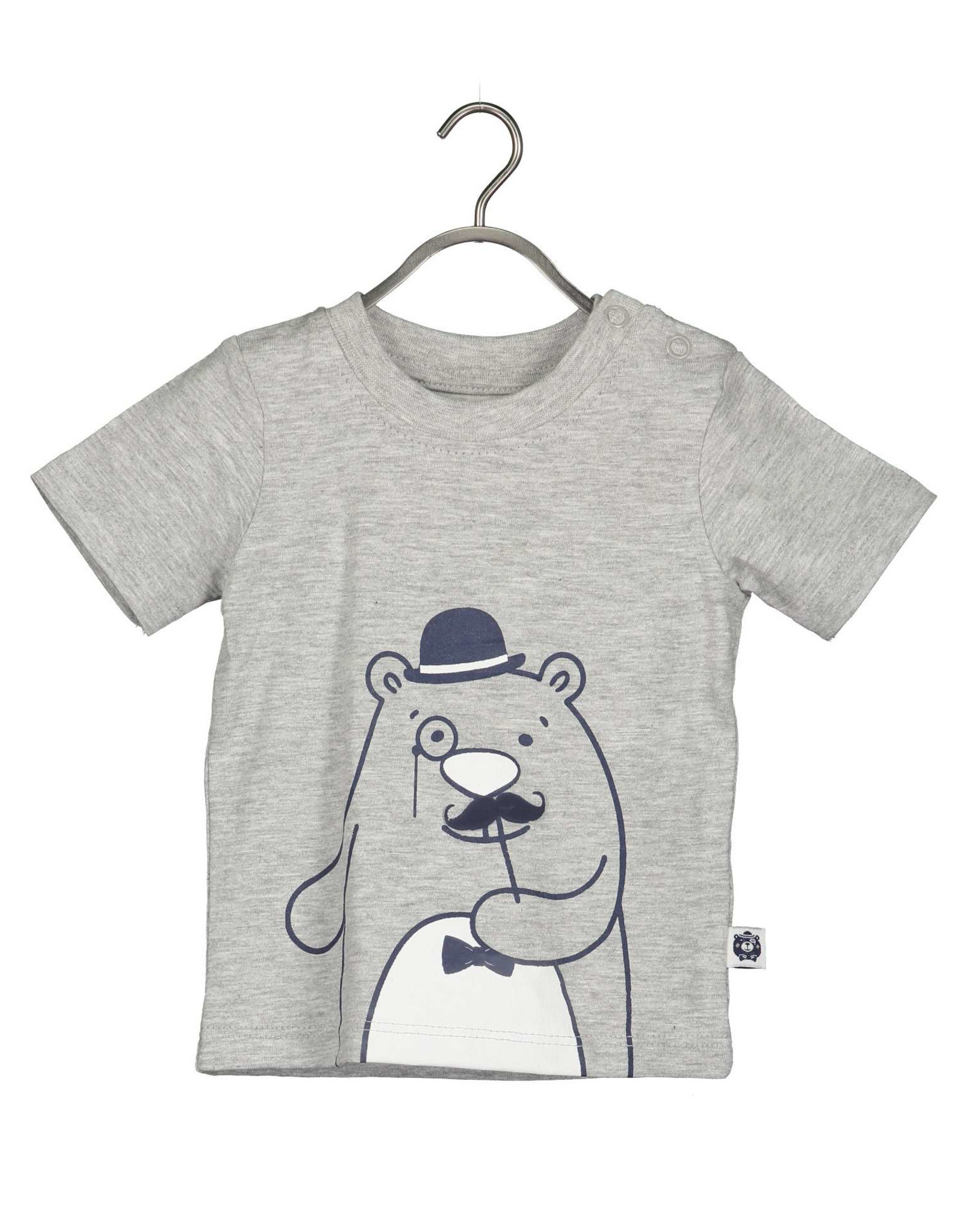 Blue Seven Kids T-shirt grijs Mr Bear