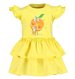 Blue Seven Kids - jurkje geel sinasappel