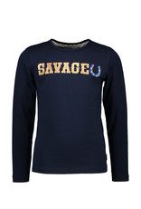 Moodstreet T-shirt navy Savage