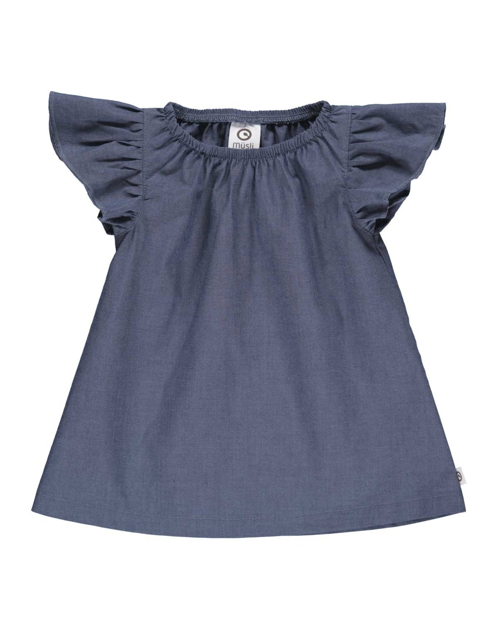 Müsli Chambray jurk baby