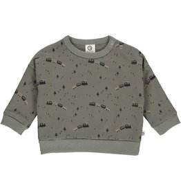 Müsli - Train sweatshirt baby basil