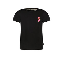 Moodstreet - Girls T-shirt flower embroidery