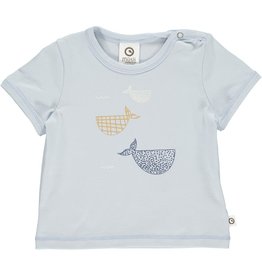 Müsli - Whale print shirt baby breezy