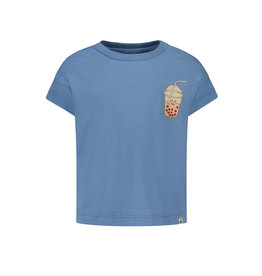 The New Chapter Cropped T-shirt blauw