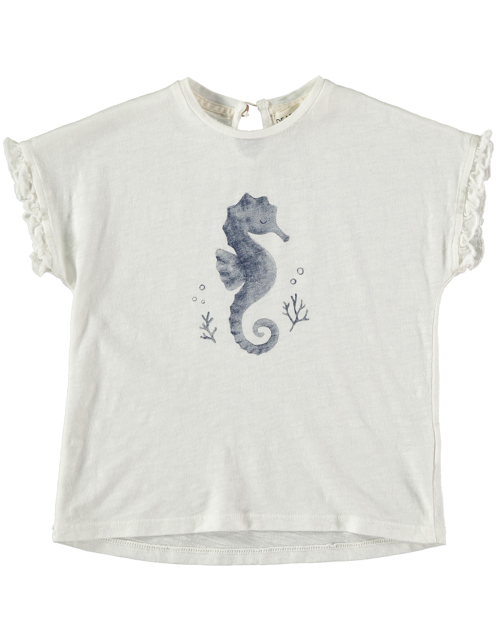 Dear Mini Seahorse t-shirt ecru