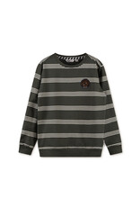 Moodstreet  Boys striped sweater deep forest